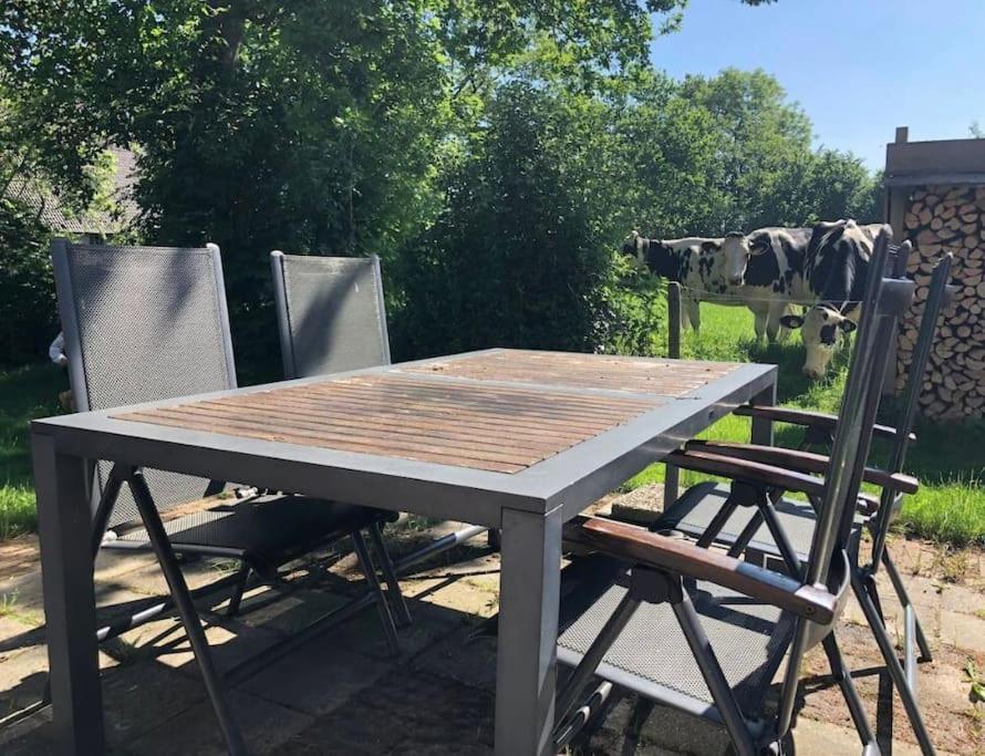Statige Boerderijwoning Met Vrij Uitzicht En Tuin Villa Hoogzand Exterior photo